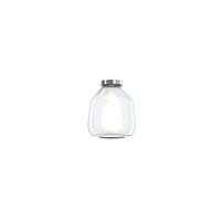 PLAFONIERA CROMO VETRO BETA TRASPARENTE 1176CR-PL1 BETA-TR