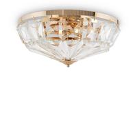Maytoni Lampada da soffitto grande con struttura dorata e diffusori in vetro Fac [EEK: A+]