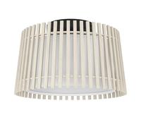 Plafoniera Contemporanea Fattoria Acciaio Nero 1 Luce E27