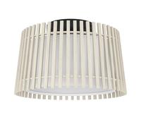 Plafoniera Contemporanea Fattoria Acciaio Nero 1 Luce E27