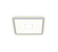 Plafoniera Contemporanea Free Metallo Bianco Argento Led Integrato 18W 4000K