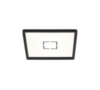 Plafoniera Contemporanea Free Metallo Bianco Nero Led Integrato 18W 4000K