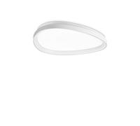 Plafoniera Contemporanea Gemini Metallo Bianco Led Integrato 27W 3000K Ip20 [EEK: A++]