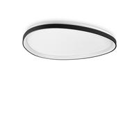 Plafoniera Contemporanea Gemini Metallo Nero Led Integrato 42W 3000K Ip20 [EEK: A++]
