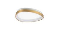Plafoniera Contemporanea Gemini Metallo Ottone Led Integrato 23W 3000K Ip20