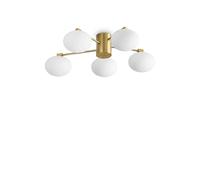 Plafoniera Contemporanea Hermes Metallo Ottone 5 Luci G9 28W 3000K Ip20 [EEK: A++]
