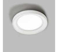 Plafoniera Contemporanea Hive Metallo Bianco Acrilico Led 40W Cct 3000/4000K