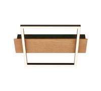 Plafoniera Contemporanea Kada Metallo Nero Led Integrato 13W 3000K