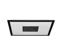 Plafoniera Contemporanea Marmorata Alluminio Nero Luce Led Integrato 19W