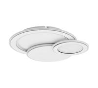 Plafoniera Contemporanea Mentalurgia Acciaio Bianco Luce Led Integrato 11W