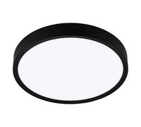 Plafoniera Contemporanea Musurita Policarbonato Nero 6 Luci Led Integrato 5,5W [EEK: A++]
