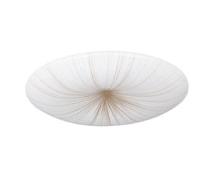 Plafoniera Contemporanea Nieves 1 Acciaio Bianco Luce Led Integrato 10W [EEK: A++]