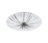 Plafoniera Contemporanea Nieves Acciaio Bianco 7 Luci Led Integrato 4,4W [EEK: A++]
