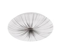 Plafoniera Contemporanea Nieves Acciaio Bianco Luce Led Integrato 10W [EEK: A++]
