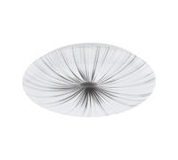 Plafoniera Contemporanea Nieves Acciaio Bianco Luce Led Integrato 19,5W [EEK: A++]