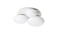 LAMPADA DA SOFFITTO NINFEA PL3 BIANCO