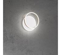Perenz Plafoniera Orbit Alluminio Bianco/Oro LED 43W 3010LM 3000K CRI 83 2 cerchi 36/39,5 cm