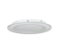 Plafoniera Contemporanea Padrogiano-Z Acciaio Bianco Luce Led Integrato 26,5W [EEK: A++]