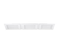 Plafoniera Contemporanea Padrogiano-Z Acciaio Bianco Luce Led Integrato 42,5W