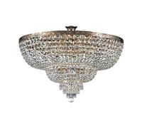 Plafoniera Contemporanea Palace Metallo Oro 14 Luci
