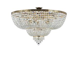 Plafoniera Contemporanea Palace Metallo Oro 18 Luci [EEK: A++]