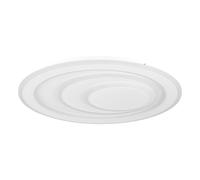 Eglo Palagiano 1 - Plafoniera LED, lampada da soffitto rotonda, in metallo e plastica in bianco, colore luce bianco neutro, Ø 48 cm