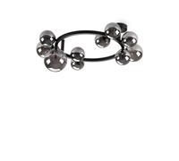 Plafoniera Contemporanea Perlage Metallo Nero 10 Luci G9 15W 3000K Ip20