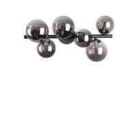 Plafoniera Contemporanea Perlage Metallo Nero 6 Luci G9 15W 3000K Ip20