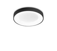 Plafoniera Contemporanea Planet Metallo Nero Led Integrato 22W 3000K Ip20