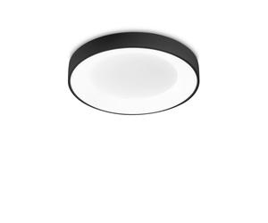 Plafoniera Contemporanea Planet Metallo Nero Led Integrato 22W 3000K Ip20