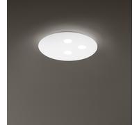 Plafoniera Contemporanea Random Alluminio Bianco Led Integrato 27W