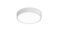 Plafoniera Contemporanea Ray Metallo Bianco Led Integrato 26W 3000K Ip44