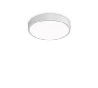 Plafoniera Contemporanea Ray Metallo Bianco Led Integrato 26W 3000K Ip44