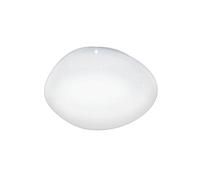 Plafoniera Contemporanea Sileras Led Acciaio Bianco D45Cm