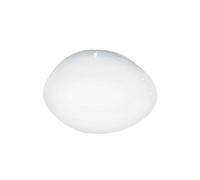 Plafoniera Contemporanea Sileras-Z Grande Led Acciaio Bianco