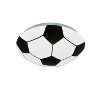BRILONER - Lampada da soffitto a LED da calcio, lampada da calcio, lampada da camera per bambini, lampada da soffitto da camera per bambini, vetro, 12 watt, 275x65 mm