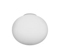 Plafoniera Contemporanea Soft Metallo Cromo Vetro Acidato Opaco 1 Luce E27 35Cm
