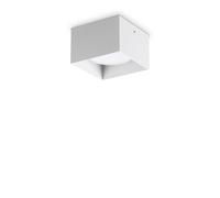 Plafoniera Contemporanea Spike Alluminio Bianco 1 Luce Gx53 15W 3000K Ip20