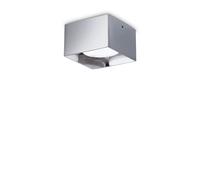 Plafoniera Contemporanea Spike Alluminio Cromo 1 Luce Gx53 15W 3000K Ip20