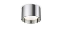 Plafoniera Contemporanea Spike Alluminio Cromo 1 Luce Gx53 15W 3000K Ip44
