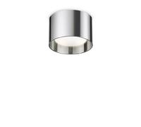 Plafoniera Contemporanea Spike Alluminio Cromo 1 Luce Gx53 15W 3000K Ip44