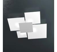 UPGRADE-90 APPLIQUE-PLAFONIERA 4 LUCI GRIGIO 1148-90-GR