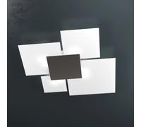 UPGRADE-90 APPLIQUE-PLAFONIERA 4 LUCI MARRONE 1148-90-MA