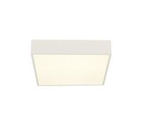 Plafoniera Contemporanea Zeus Alluminio Bianco Policarbonato Led 16W 3000K