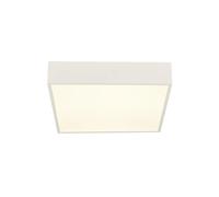 Plafoniera Contemporanea Zeus Alluminio Bianco Policarbonato Led 16W 3000K