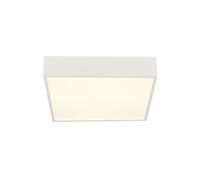 Plafoniera Contemporanea Zeus Alluminio Bianco Policarbonato Led 16W 3000K