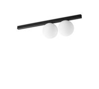 Plafoniera Contemporaneo Binomio Metallo Nero 2 Lucig9 4W 3000K Ip20