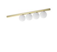 Plafoniera Contemporaneo Binomio Metallo Ottone 4 Luci G9 4W 3000K Ip20
