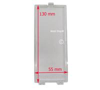 Plafoniera Copertura Lampada 130 x 55 mm per Cappa Elica Whirlpool WCT64FLSK