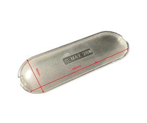 Plafoniera coprilampada 185x66mm cappa compatibile con ELICA ED ULTERIORI